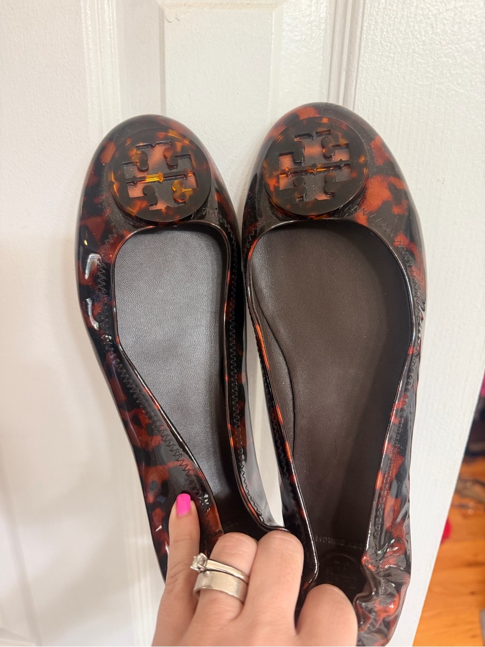 Tory Burch New Without Tags Tortoiseshell Ballet Flats - Brown